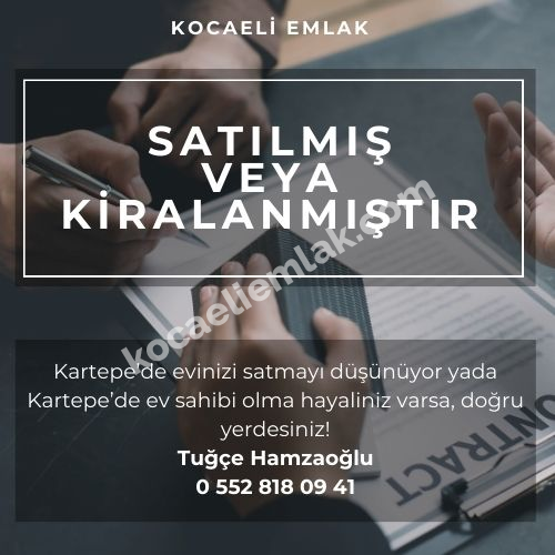  Kartepe Kent Yapı Prestige Sitesi Satılık Daire Ev