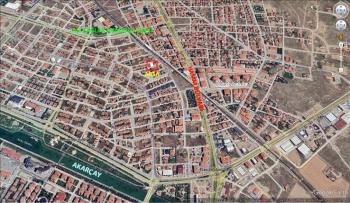 AFYON ÜÇOK EMLAKTAN OSMANGAZİ MAH SATILIK 350M² ARSA