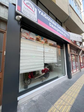 Güvenay - Çorum Marmaris Lokantası Yakını Eşyalı Kiralık İki Katlı Dükkan  