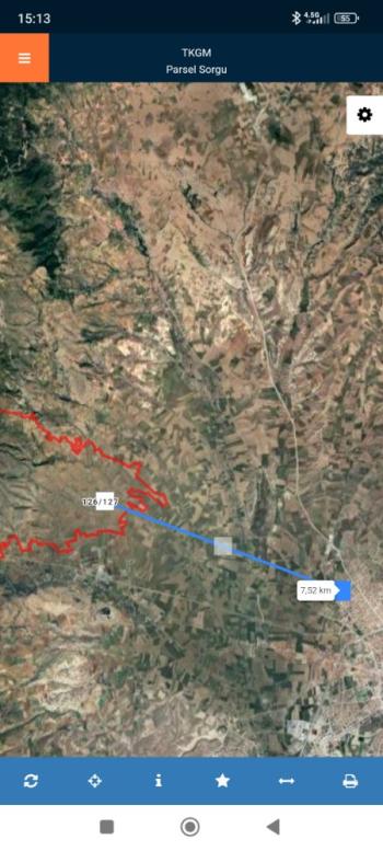 Güvenay - Çorum İskilip Yolu Deliler Köyü Üstü 10.656 m2 Satılık Tarla