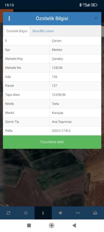 Güvenay - Çorum İskilip Yolu Deliler Köyü Üstü 10.656 m2 Satılık Tarla