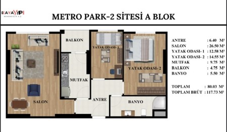 Eyüpsultan Metro Park 2'de Sıfır 2+1 ve 3+2 Daireler – Metroya 2 Dakika, Balkonlu, Krediye Uygun