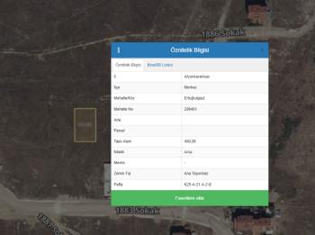 AFYON ÜÇOK EMLAKTAN UYDUKENT ERTUĞRULGAZİ MAH SATILIK 400M² ARSA