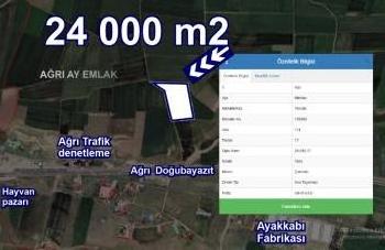 AĞRI YONCALI KÖYÜNE BAĞLI TRAFİK DENETLEMENİN HMEN ÜST TARAFINDA SATILIK TARLA
