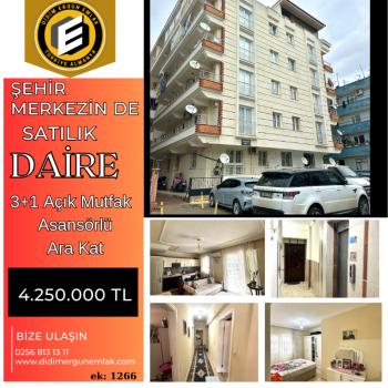 ŞEHİR MERKEZİN DE SATILIK DAİRE EK:1266