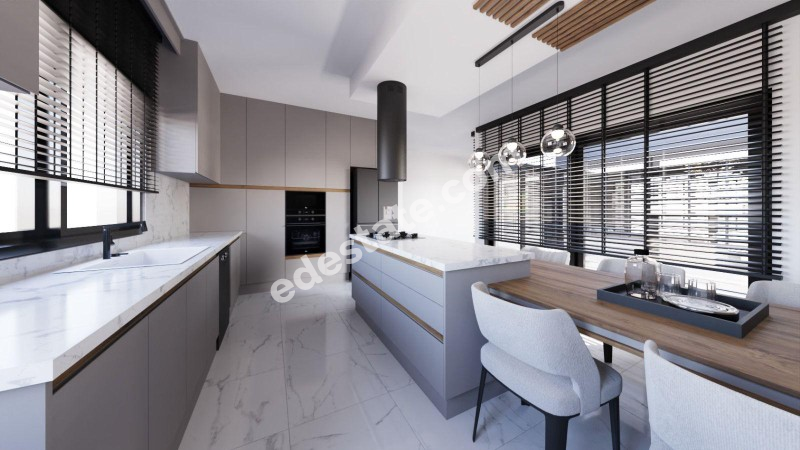 Lefkoşa Alayköy Bölgesinde Satılık 3+1 Sıfır İKİZ VİLLALAR