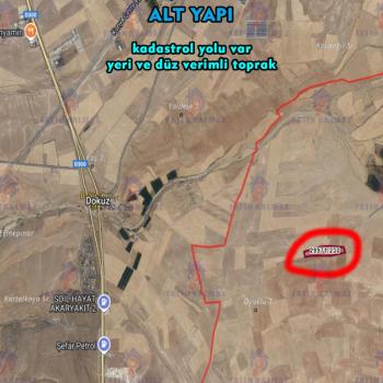 Konya / Selçuklu / Satılık Tarla YukarıPınarbaşı Mah. 10.300 M2 (Hisseli)