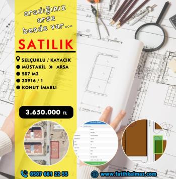 Konya / Selçuklu / Satılık Arsa Kosova Mah. 507 M2