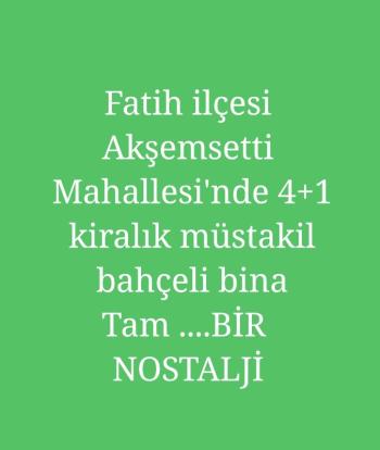  Bahceli Mustakil komple bina 