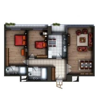 KALEKENT 2. ETAP SATILIK ARA KAT 2+1 DAİRE - 141 M2 PEYZAJ CEPHE