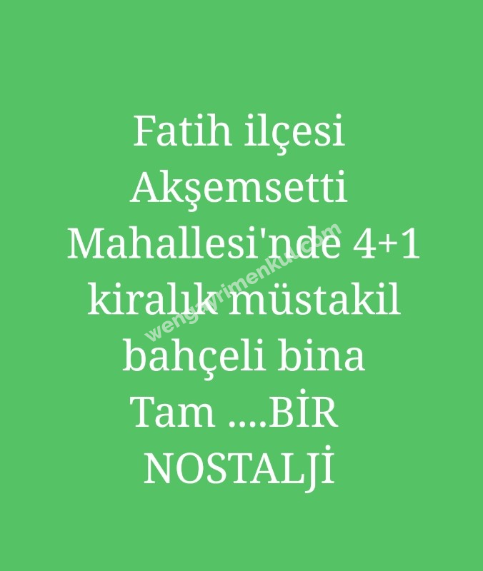 Bahceli Mustakil komple bina 