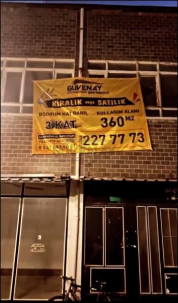 GÜVENAY - ÇORUM UĞUR MUMCU CADDESİ SATILIK 3 KATLI BİNA