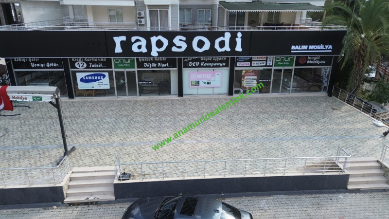 ANAMUR D 400 ÜZERİ SATILIK 900 M2 MAĞAZA