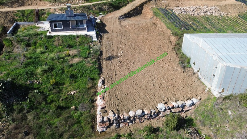 ANAMUR KÖPRÜBAŞINDA MÜSTAKİL DENİZ MANZARALARI SATILIK TARLA