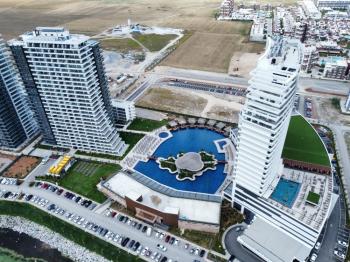 KKTC İskele'nin En İyi Projesi Grand Sapphire'de Deniz Manzarali Satılık 2+1 Daire