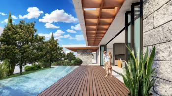 Kıbrıs Girne Ozanköy de Ful Deniz Manzaralı 3 Ay Sonra Teslim Ödeme Planlı Luks 4+1 Villalar