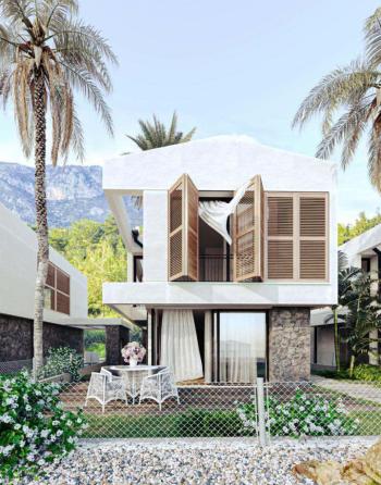 Kıbrıs Girne Alsancak ta Ful Deniz Manzaralı 3+1 Villalar