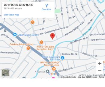 Kıbrıs Girne Lefkoşa Marmara da Türk Tapulu Fırsat 2+1 Satılık Daire