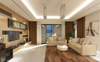 Girne Merkezde Özel Havuzlu Lüks 3+1 Dublex Penthouse