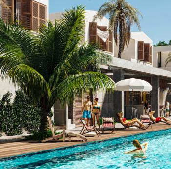 Kıbrıs Girne Alsancak ta Ful Deniz Manzaralı 2+1 İkiz Villalar