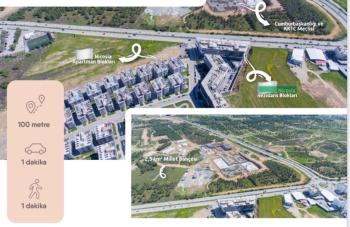 Lefkoşa’da, Metehan ve Dereboyu’na Yakın Konumda Türk Koçanlı Satılık 1+1 Residence Daireler
