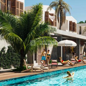 Kıbrıs Girne Alsancak’ta, deniz manzaralı 2+1 ikiz villalar