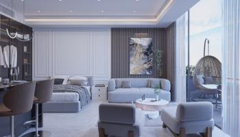 İskele Long Beach Bölgesinde Özellikli Site İçerinde Satılık Stüdyo Daire