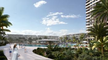 İskele Long Beach Bölgesinde Özellikli Site İçerinde Satılık Stüdyo Daire
