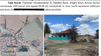 AFYON SANDIKLI MÜSTAKİL EV TAPU SAHİBİ PERTA EMLAK ÜMİT TAHMAZ