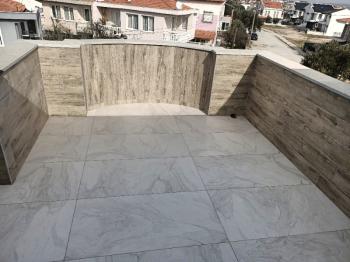 Sarımsaklı' da Deniz Manzaralı Süper Lüks, Satılık Sıfır Müstakil Tripleks Villa.