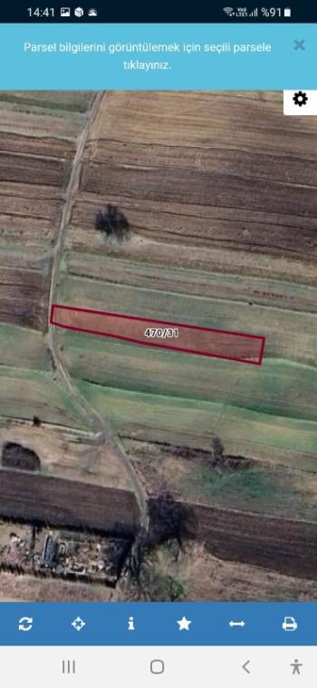 DEĞİRMENKÖYDE YATIRIMLIK 1270 M2 TEK TAPU TARLA 