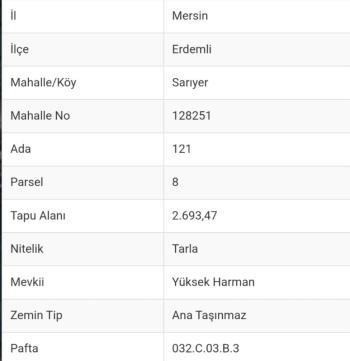 ASLAN'DAN SARIYER DE 2.694 M2 CAZİP FİYATLI SATILIK TARLA