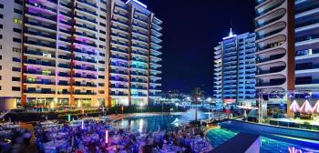ALANYA MAHMUTLAR AZURA PARK KİRALIK EŞYALI 1+1