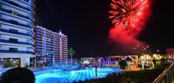 ALANYA MAHMUTLAR AZURA PARK KİRALIK EŞYALI 1+1