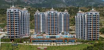 ALANYA MAHMUTLAR AZURA PARK KİRALIK EŞYALI 1+1