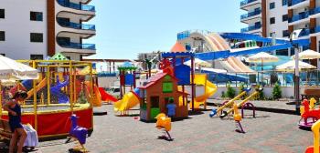 ALANYA MAHMUTLAR AZURA PARK KİRALIK EŞYALI 1+1