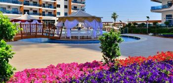 ALANYA MAHMUTLAR AZURA PARK KİRALIK EŞYALI 1+1