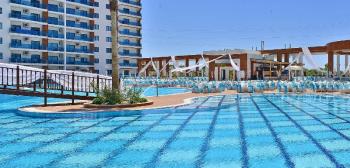ALANYA MAHMUTLAR AZURA PARK KİRALIK EŞYALI 1+1