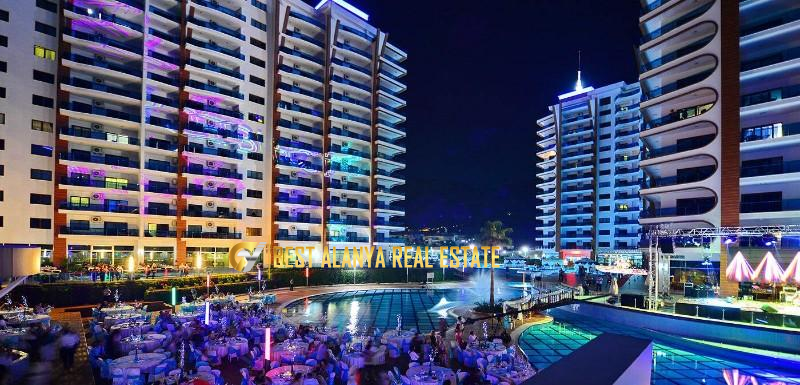 ALANYA MAHMUTLAR AZURA PARK KİRALIK EŞYALI 1+1