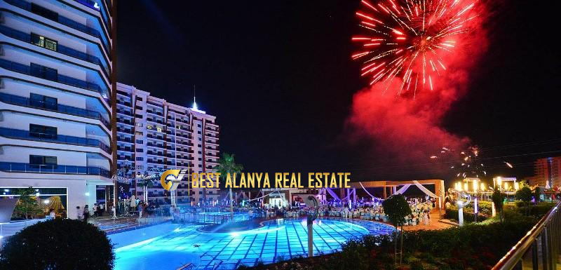 ALANYA MAHMUTLAR AZURA PARK KİRALIK EŞYALI 1+1