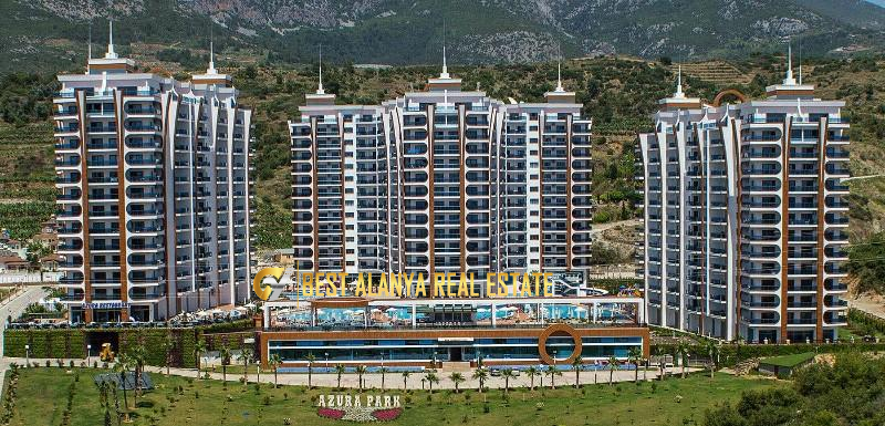 ALANYA MAHMUTLAR AZURA PARK KİRALIK EŞYALI 1+1