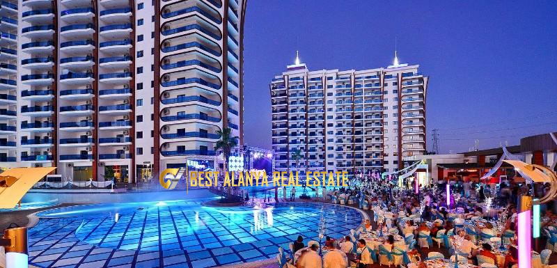ALANYA MAHMUTLAR AZURA PARK KİRALIK EŞYALI 1+1