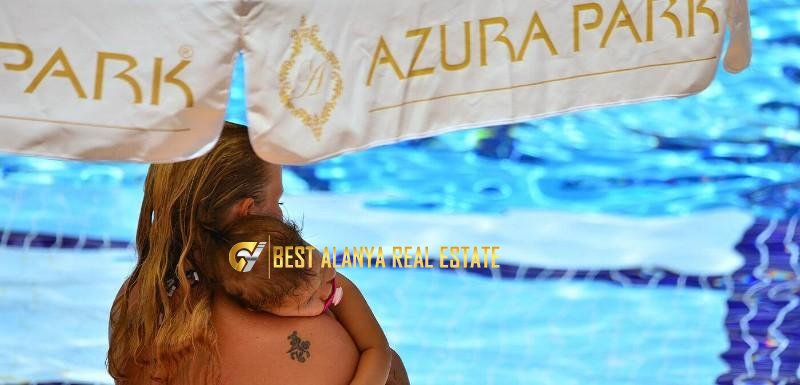 ALANYA MAHMUTLAR AZURA PARK KİRALIK EŞYALI 1+1