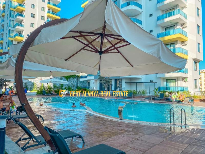 Alanya Mahmutlar Heaven Hills Sitesi 1+1 Eşyalı Kiralık Daire