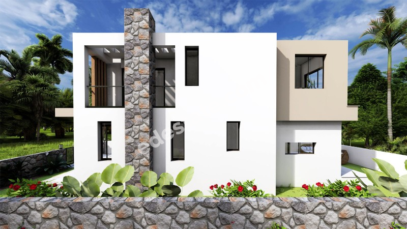 Girne Boğaz Bölgesinde SATILIK 3+1 SIFIR İKİZ VİLLALAR