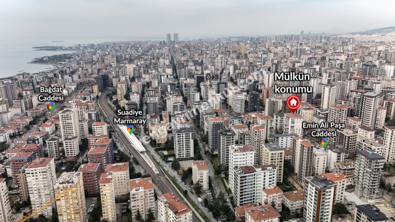 TEK YETKİLİ SUADİYE EMİN ALİ PAŞA’DA 160M² NET SATILIK 4+1 DAİRE
