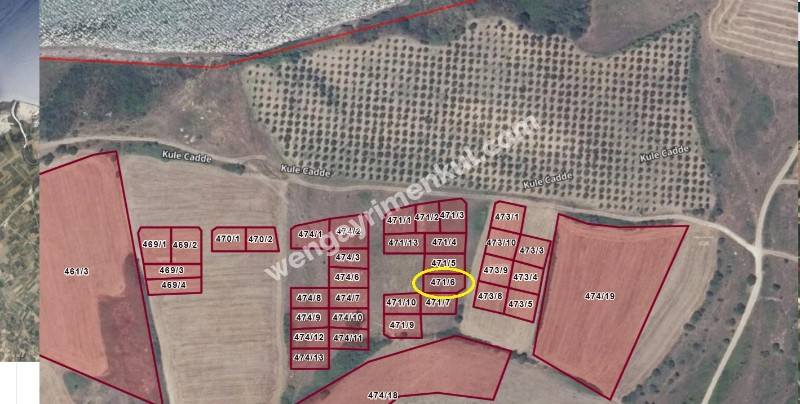 Çanakkale Lapseki'de Denize yakın Arsa