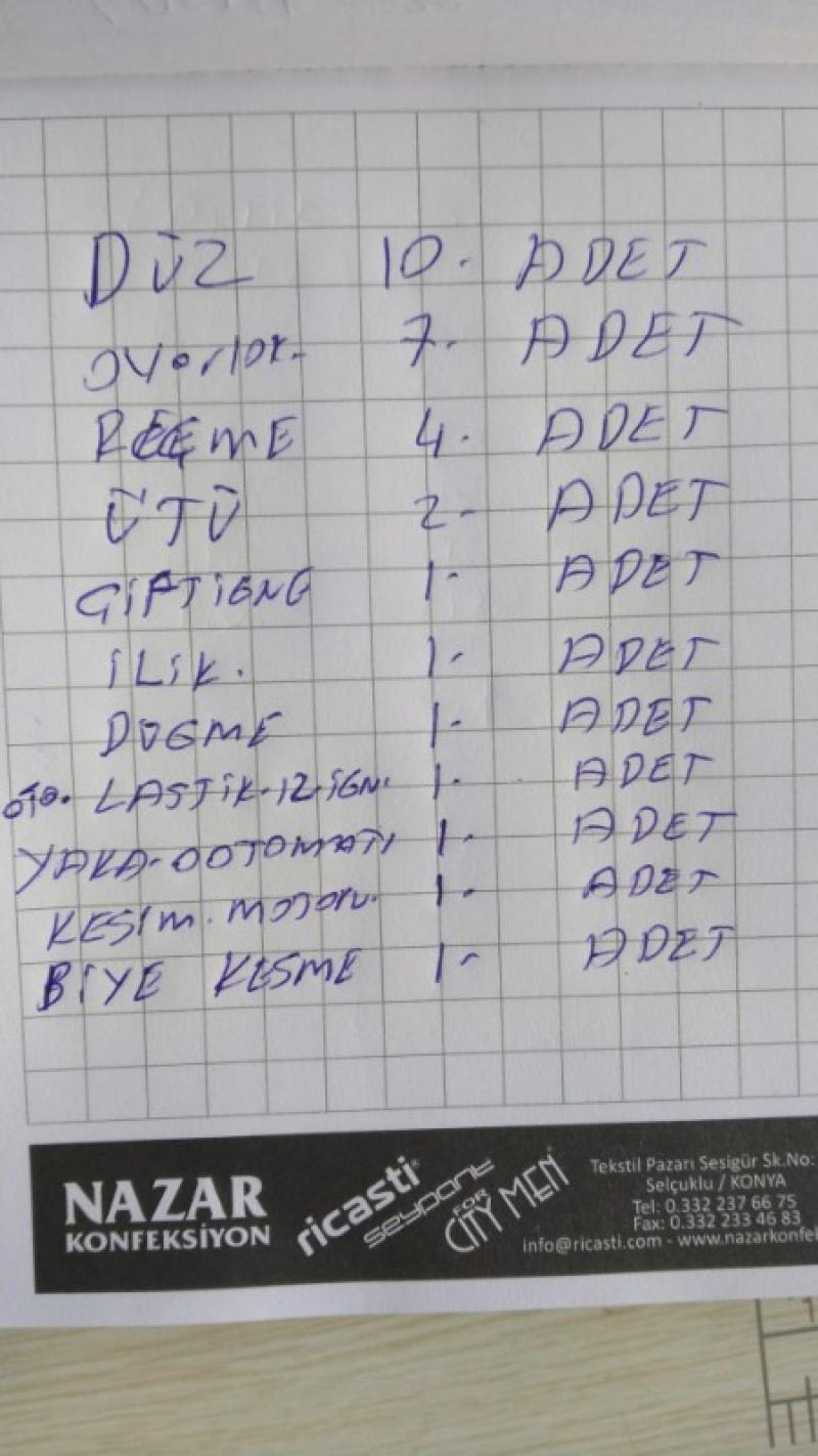 ÖNER!YORUZ....ERMENEK MERKEZDE SATILIK DİKİŞ ATÖLYESİ 