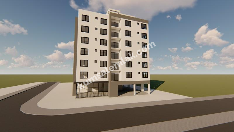  LEFKOŞA MİNARELİKÖYDE İNŞAAT KARŞILIĞI HAZIR PROJE