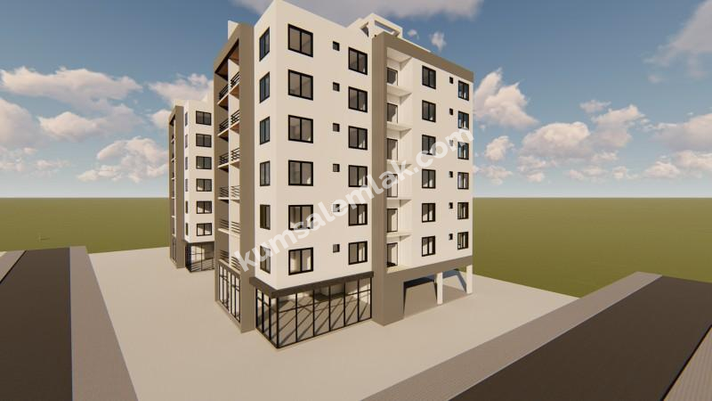  LEFKOŞA MİNARELİKÖYDE İNŞAAT KARŞILIĞI HAZIR PROJE
